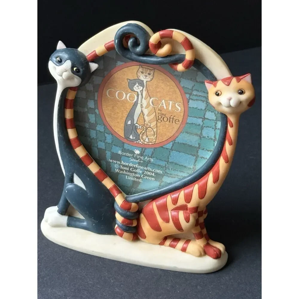 Border Fine Arts Cool Cats Tom & Becky Photo Picture Frame A4435 Toni Goffe 2004